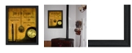 Trendy Decor 4U Time By Billy Jacobs, Printed Wall Art, Ready to hang, Black Frame, 21" x 27"